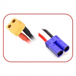 CABLE CARGA XT60 PARA EC5 15CM