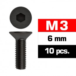 TORNILLOS M3x6mm AVELLANADO...